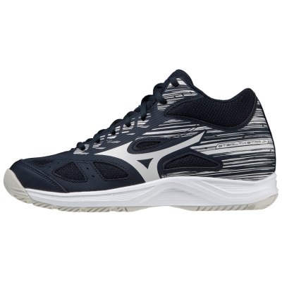 Zapatillas Balonmano Mizuno Stealth Star Mid JR Hombre - Azul Marino / Blancos - Chile M214DZXLJI